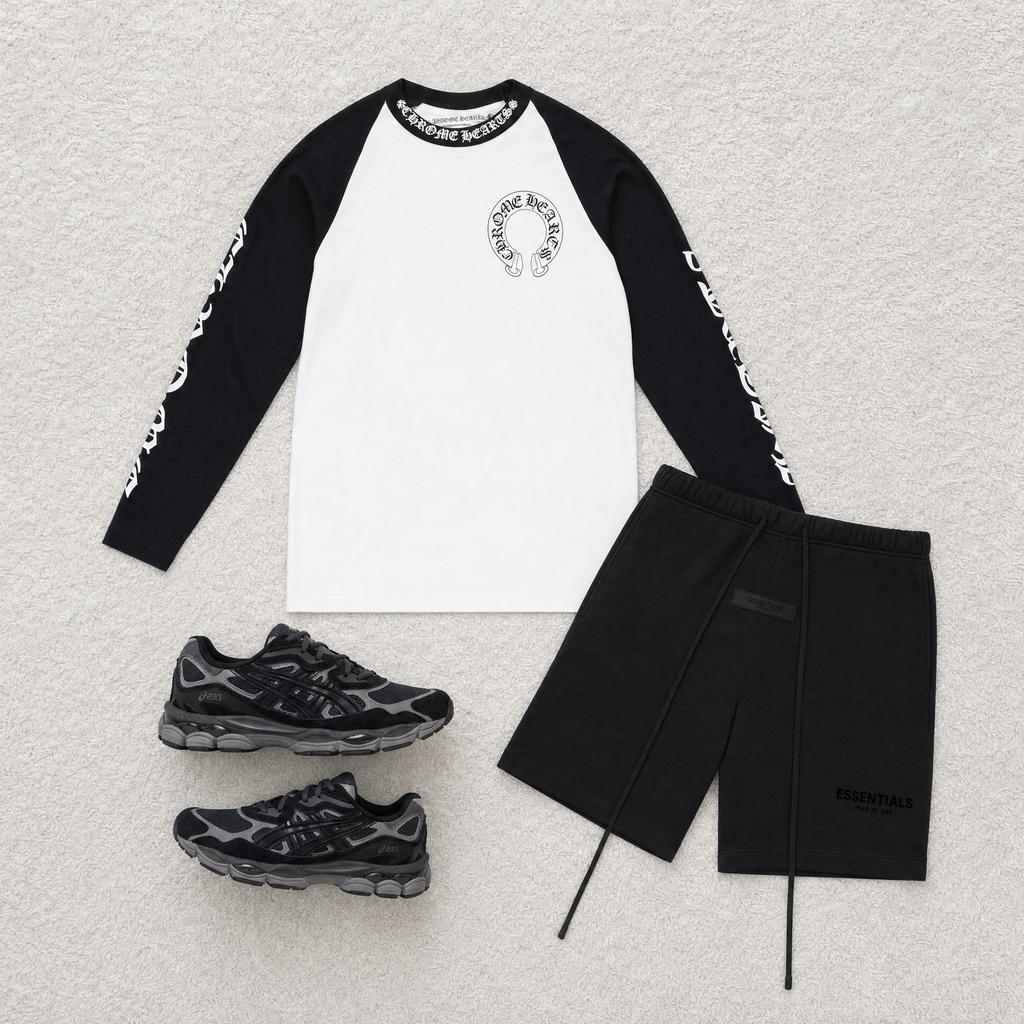 FIT CHROME HERTS x ESSENTIALS x ASICS 2