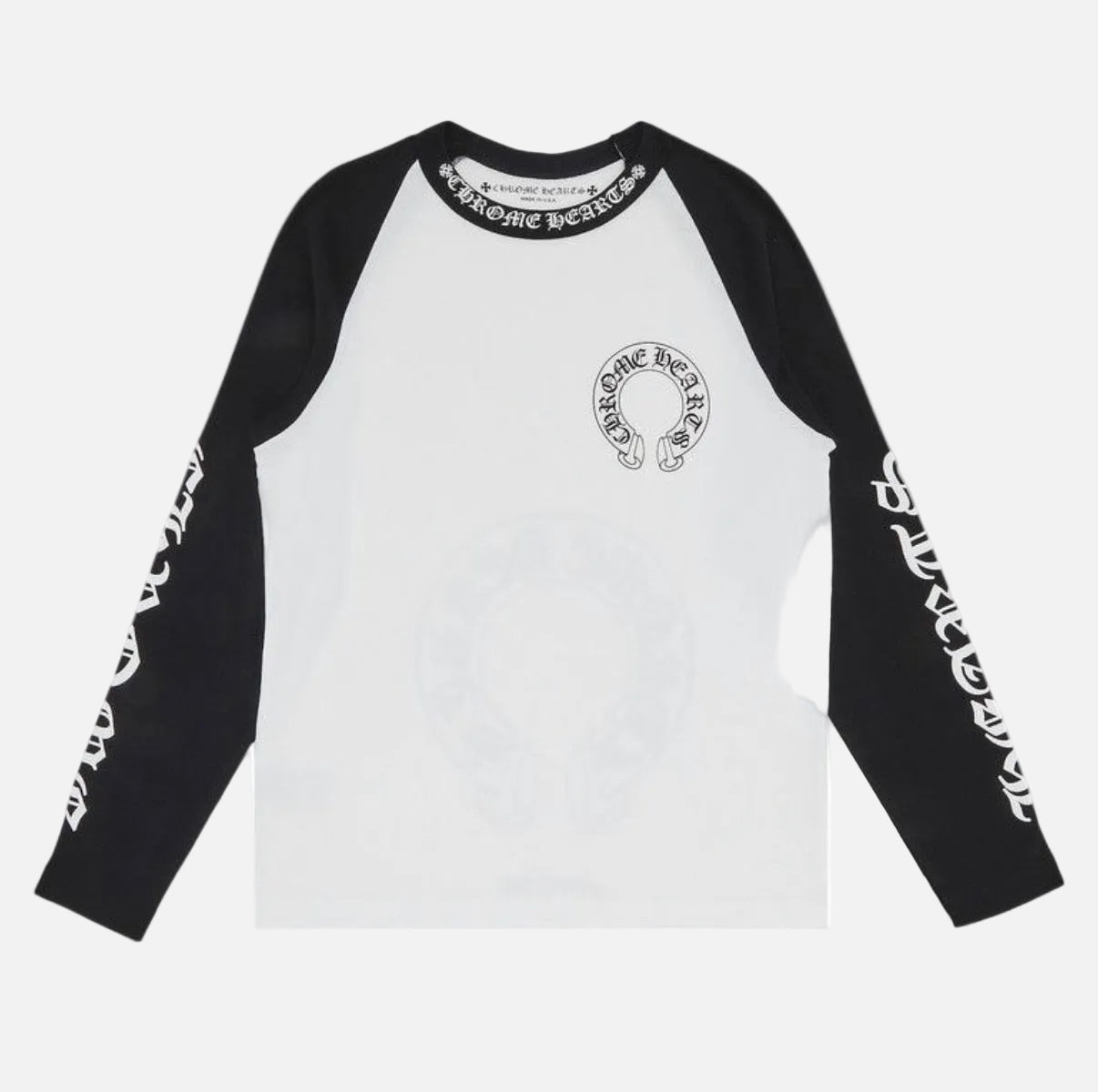 CHROME HEARTS | חולצה ארוכה - שחורה/לבנה
