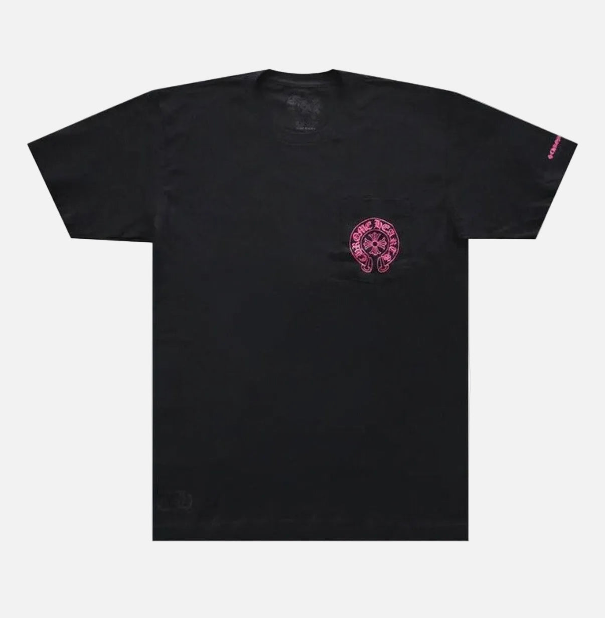 CHROME HEARTS | חולצה קצרה - שחורה/ורודה