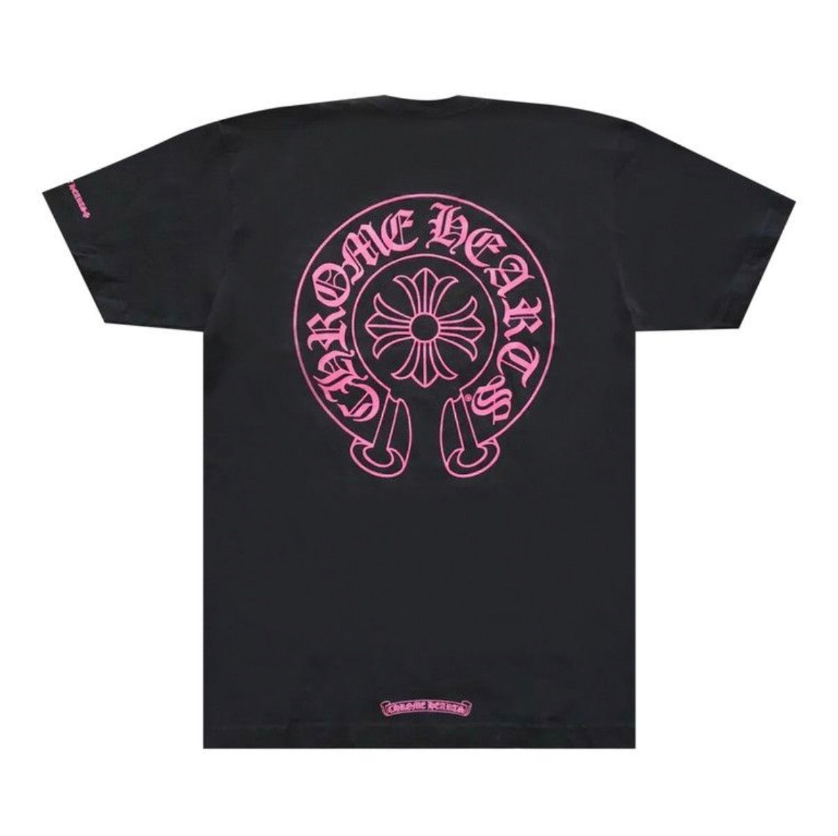 CHROME HEARTS | חולצה קצרה - שחורה/ורודה