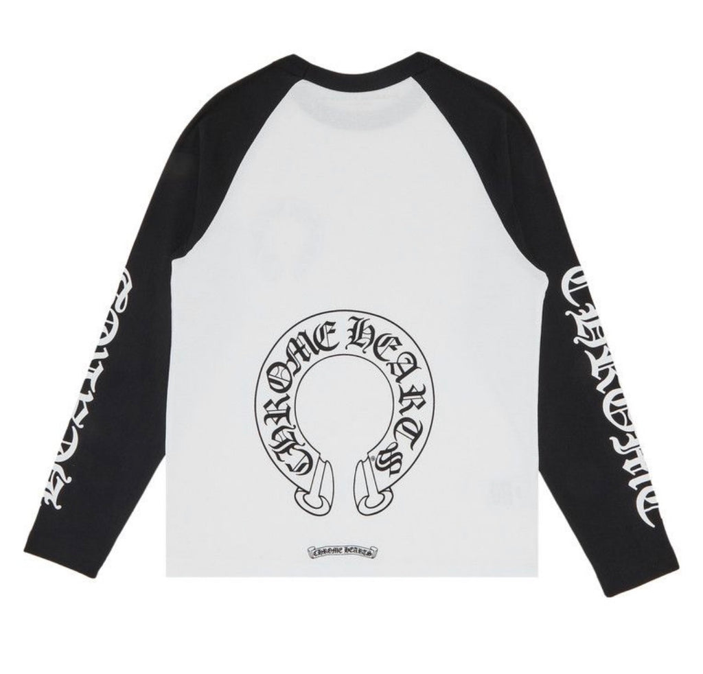 CHROME HEARTS | חולצה ארוכה - שחורה/לבנה