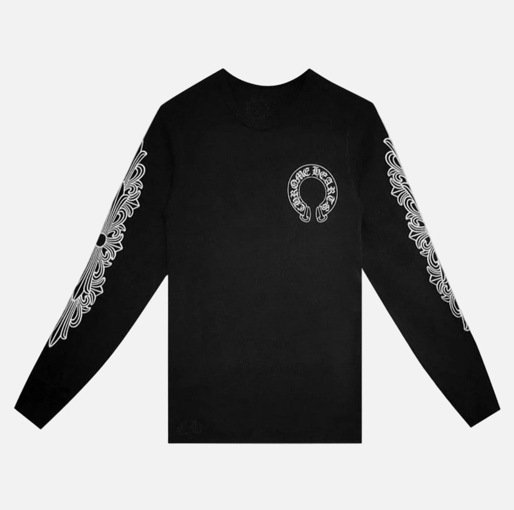 CHROME HEARTS | חולצה ארוכה - שחורה