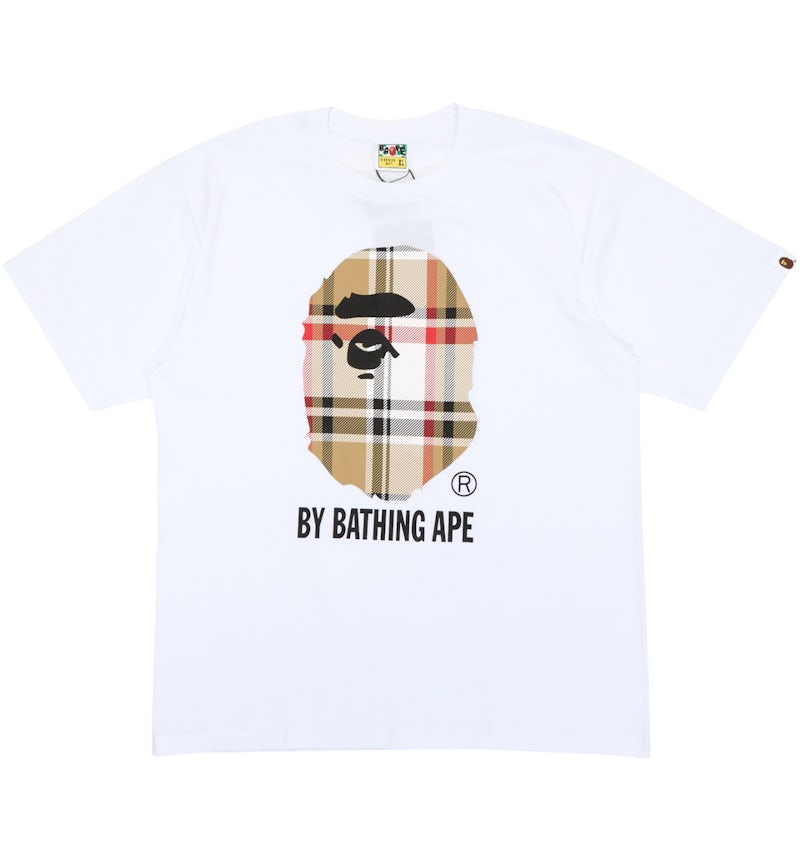 BAPE | חולצה קצרה Burberry white