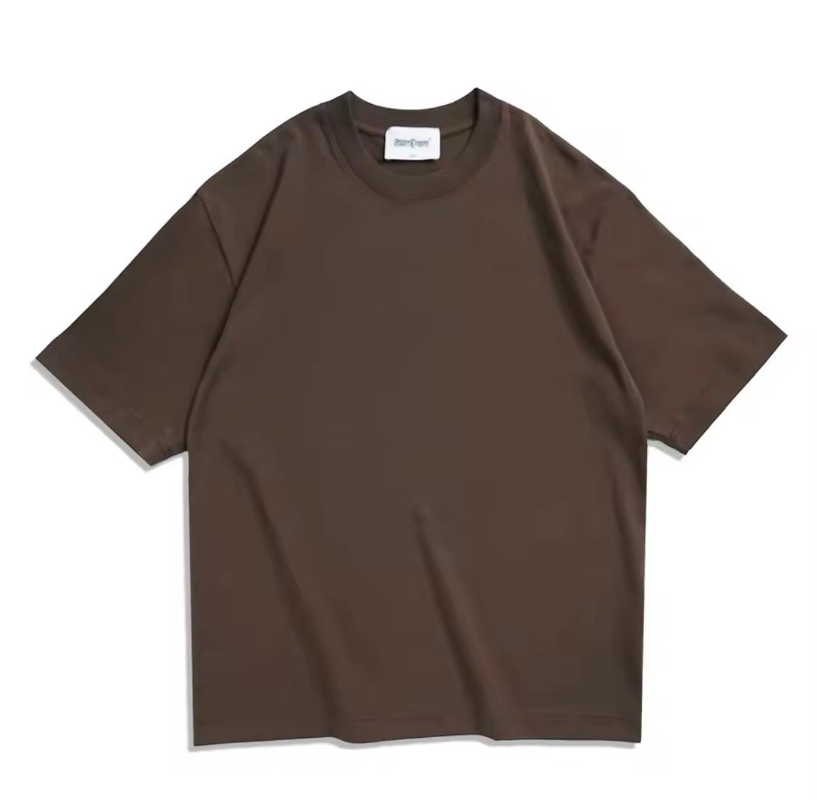 חולצה חלקה חומה